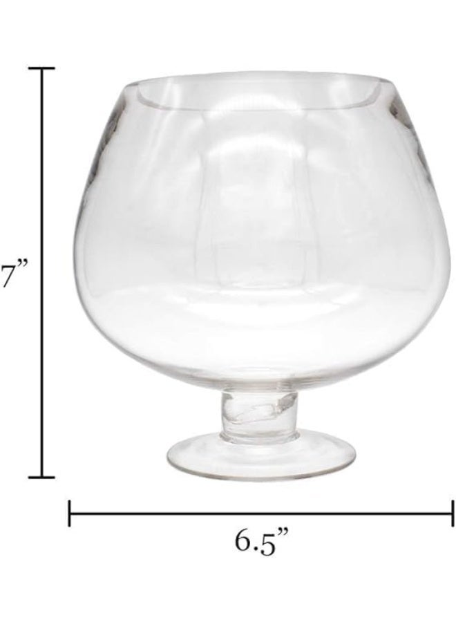 Giant Brandy Snifter Glass, Large Crystal Cognac Bowl, 4L Capacity - Image 2