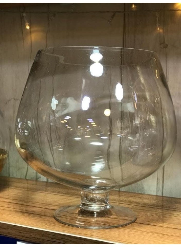 Giant Brandy Snifter Glass, Large Crystal Cognac Bowl, 4L Capacity - Image 3