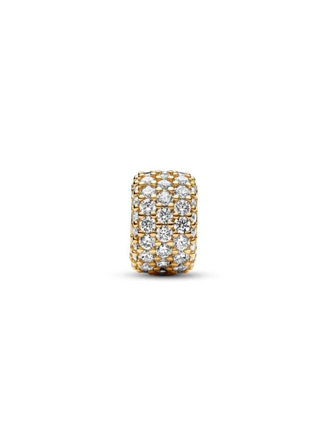 PANDORA Sparkling Pavé Triple-row Charm