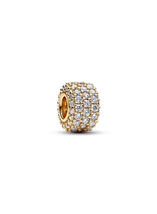 PANDORA Sparkling Pavé Triple-row Charm