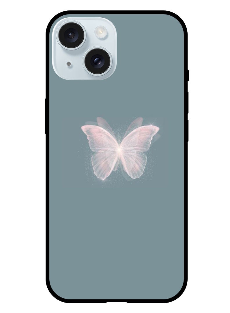 Theodor Protective Case Anti Scratch Shock Proof Bumper Cover For iPhone 15 Plus Butterfly - Image 1