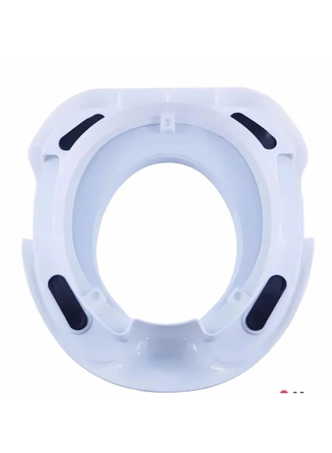 شيكو مقعد تدريب على استخدام المرحاض - مقعد ناعم وآمن ومستقر مع دعم للعمود الفقري - سهل التنظيف، تصميم مانع للانزلاق للأطفال الصغار - يناسب معظم مقاعد المراحيض القياسية - Image 4