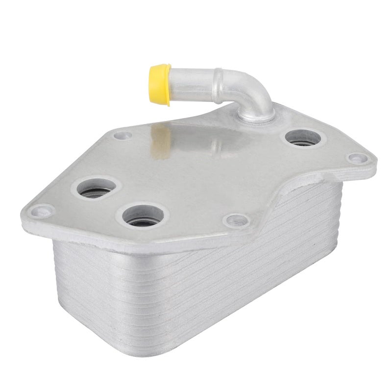 AULINK 07K117021B Engine Oil Cooler Compatible with VolkswagenVW Beetle 20062014 Golf 20102014 Jetta 20052014 Passat 20122014 Rabbit 20062009 20L 25L L4 L5 Replaces 07K117021C