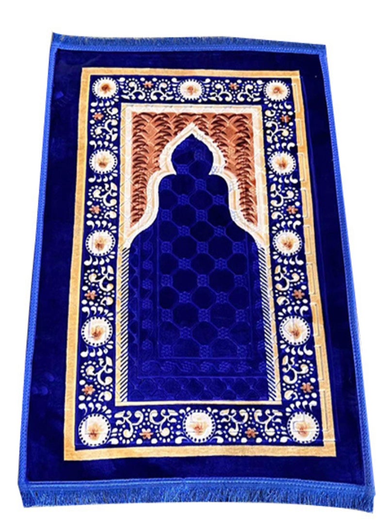 ستارجولد سجادة صلاة تركية تقليدية، مقاس كبير 80 × 120 سم، سجادة صلاة إسلامية متعددة الألوان، سجادة جانماز للرجال والنساء 