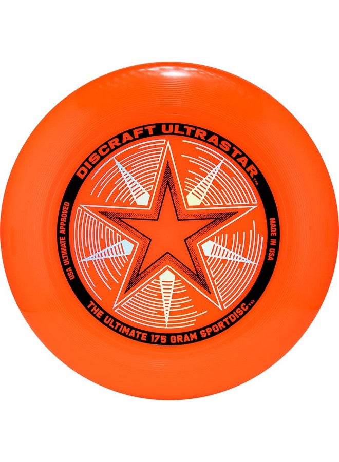 Discraft 175 Gram Orange Ultrastar Sport Disc