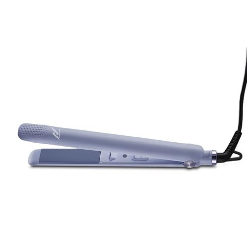 Nexlev Hair Styling Straightener & Curler| 2 in 1 Hair Styler| 200°C in 30 Seconds| Long Ceramic Floating Plates| Rounded Body for Curls| Plate lock| Portable |HS-02, Hair Straightener Tong - Purple - Image 1