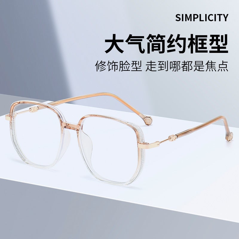New Fashion Tiktok Live Popular Anti-Blue Light Presbyopic Glasses All-Match Starry Sky Plain Glasses Middle-Aged And Elderly Presbyopic Glasses - Image 4