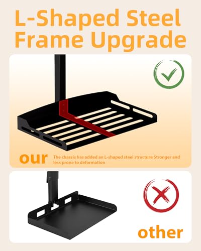 MAWADA Projector Ceiling Mount - Sturdy & 360° Rotation Ceiling Projector Mount for Seamless Projection, Holds up to 11lbs, Perfect for Home Theater Or Office Setup - Image 5