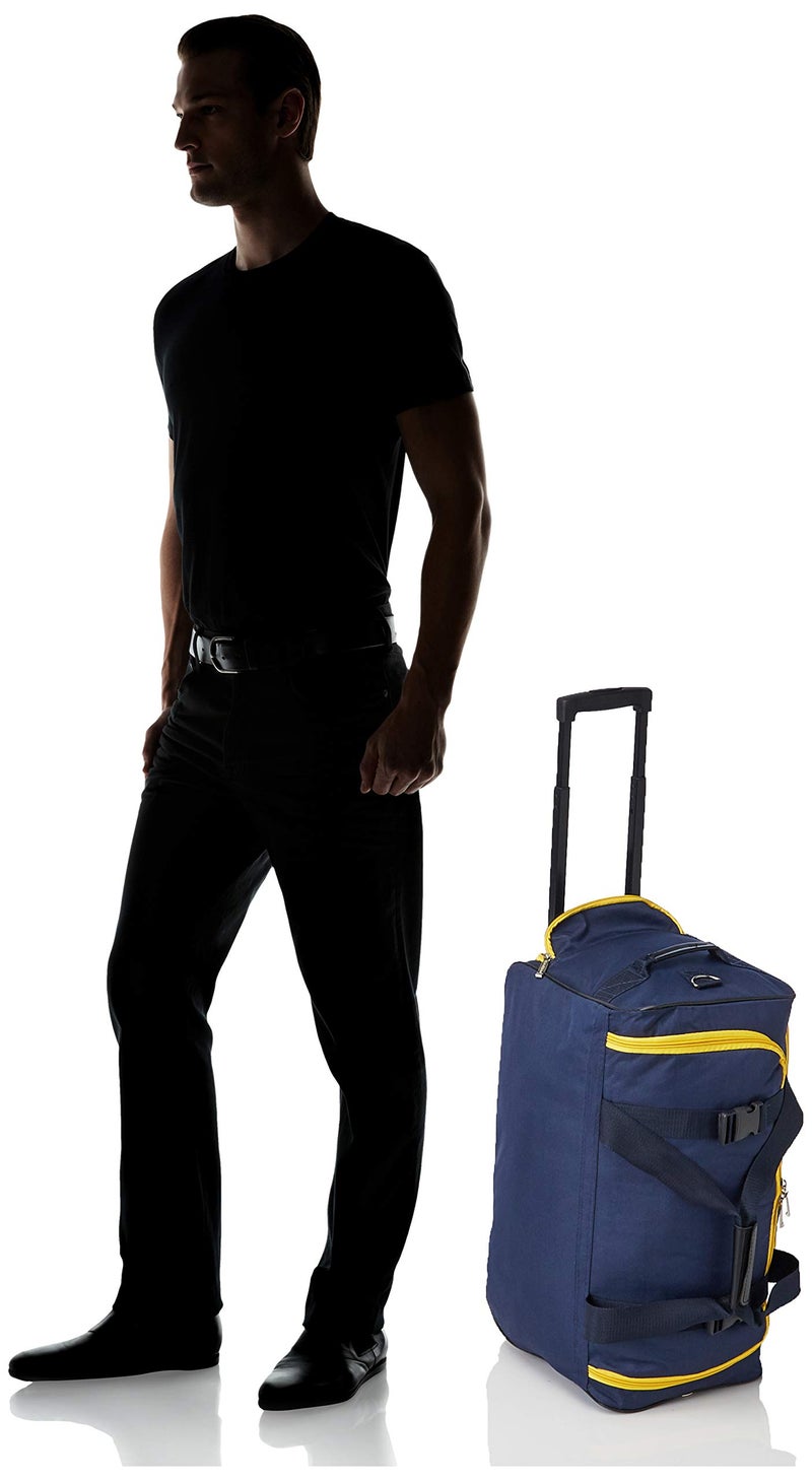 Rockland Rolling Duffel Bag, Navy, 40-Inch - Image 4