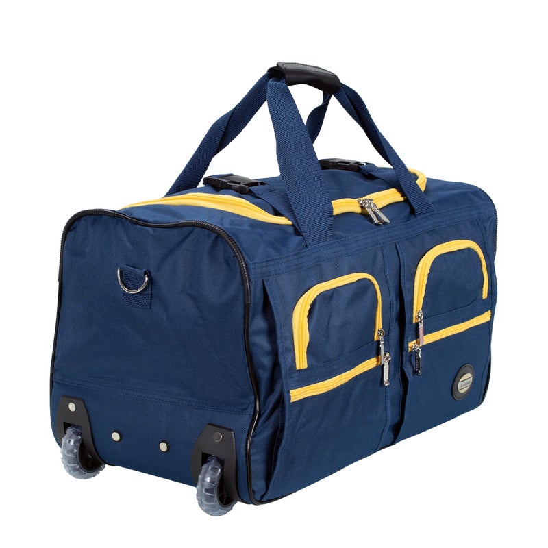 Rockland Rolling Duffel Bag, Navy, 40-Inch - Image 2