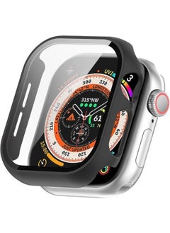 Mi7a Apple Watch Series 10 Compatible 42/46 mm Screen Protector Case Black  - Image 1