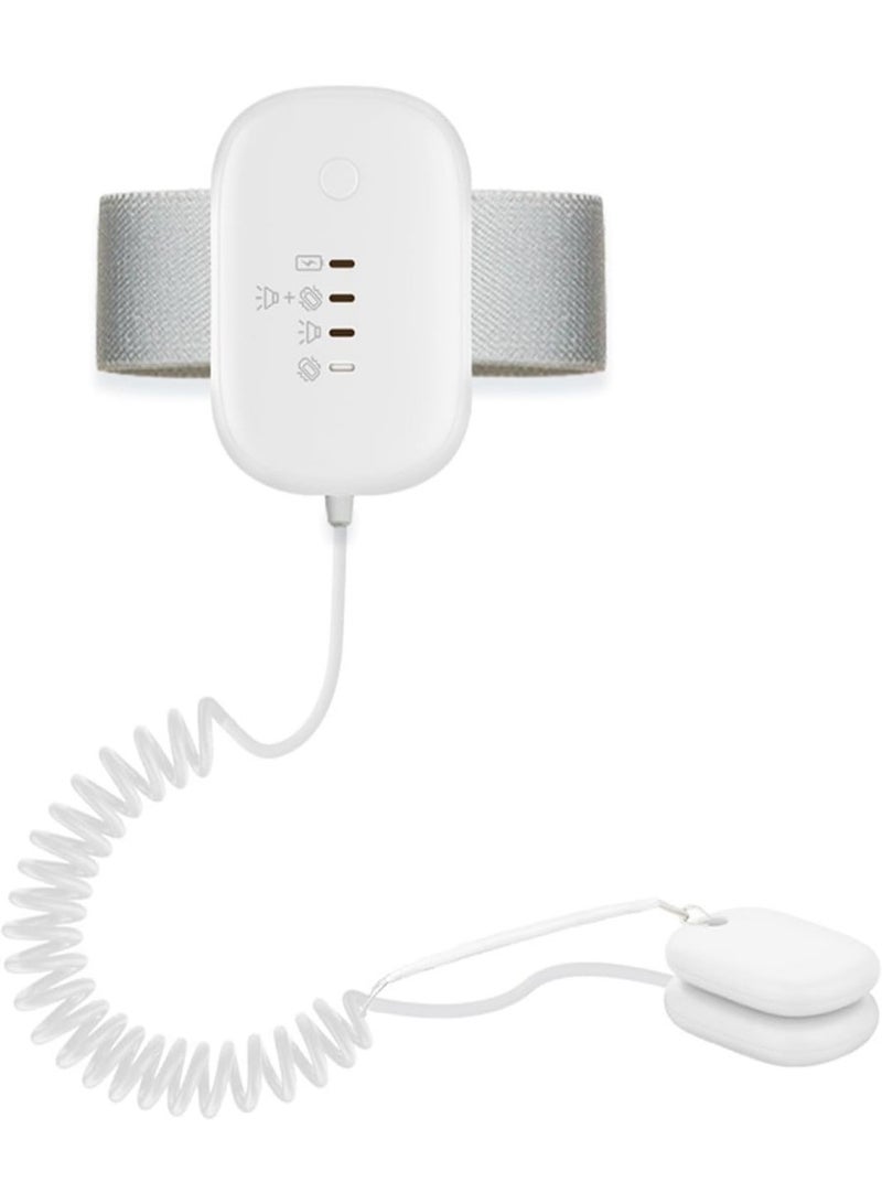 إنذار ترطيب الفراش للفتيان ، رعاية كبار السن ، نظام إنذار للتدريب ، صوت USB ، صوت واهتزاز بصوت عالٍ ، 3 أوضاع تذكير ، والتحكم الاختياري والموسيقى ، مستشعر السرير للأطفال البالغين  - Image 1