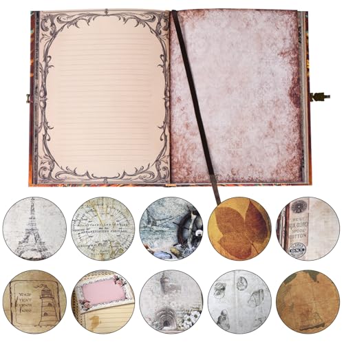 Let the Adventure Begin Phoenix Myth Embossed Scrapbook – 124-Page Retro-Style DIY Memory Photo Album, Good Luck Adventure Book for Couples, Anniversaries, Weddings, and Valentine's Day Gifts (Phoenix Luck Style) - Image 3