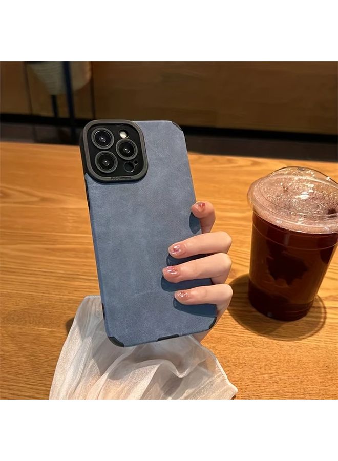 Burgundy Matte PU Leather Case For IPhone 11 Mobile Phone - Image 5