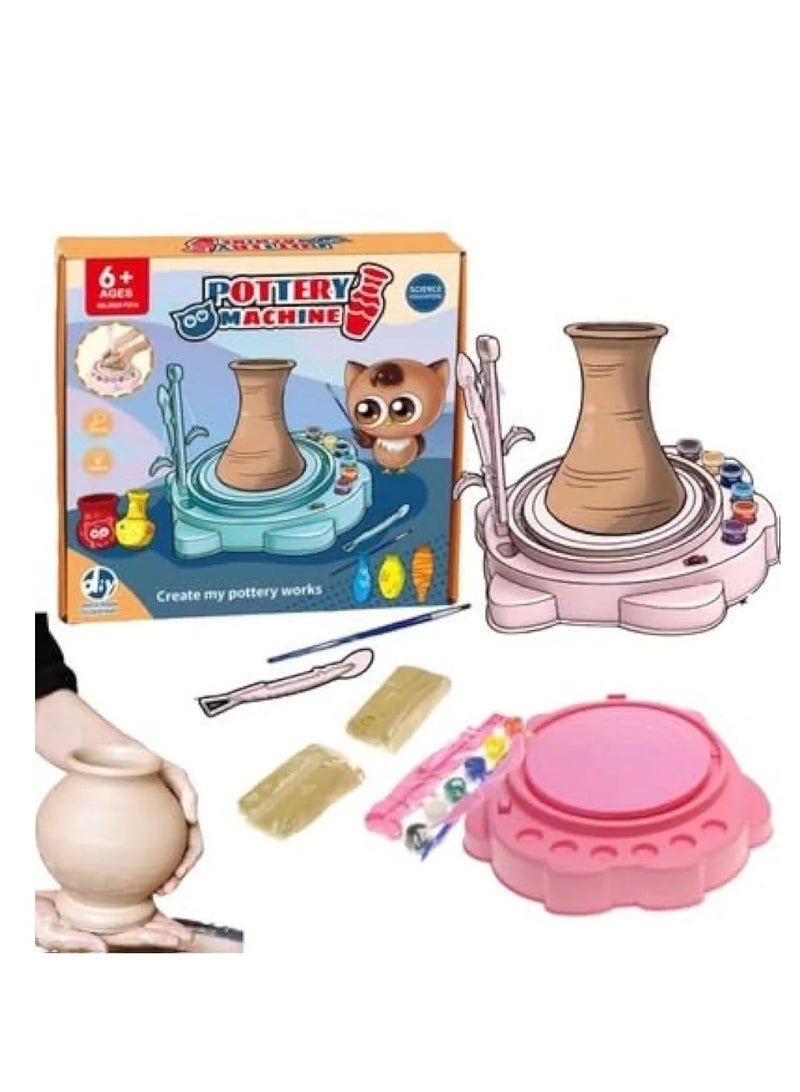 طقم عجلة فخار للأطفال والكبار - Image 1