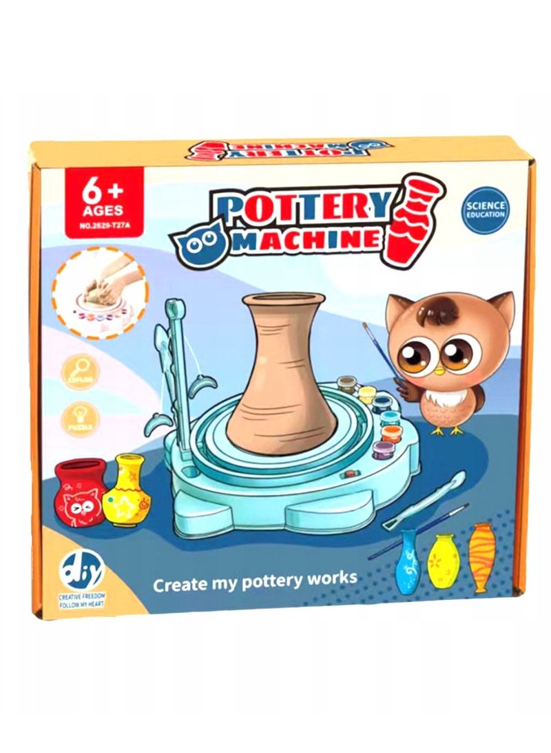 طقم عجلة فخار للأطفال والكبار - Image 4