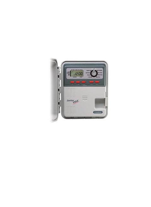 Irritrol Junior MAX 4 Station Outdoor Irrigation Controller, 4 Station Control with 3 Mode Self Guided Programming, 365 Day Water Scheduling with Weather Resistant Cabinet
