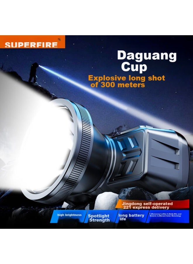 Supfire Hlj02 Headlamp, High Brightness, For Night Fishing, Rechargeable, Outdoor, Ultra-bright Led, Head-mounted, Ultra-light, Small Size - Image 1
