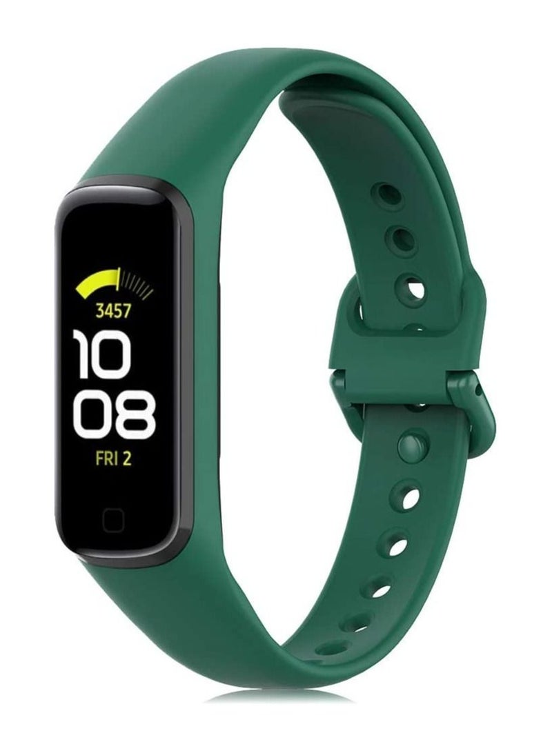 Strap Compatible for Fit 2 for Women Men, Breathable Soft Silicone Sport Wristband Adjustable Replacement Band  - Image 1