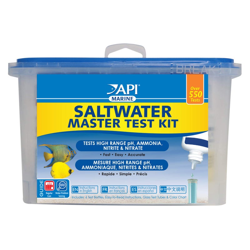 API SALTWATER MASTER TEST KIT 550-Test Saltwater Aquarium Water Test Kit - Image 1