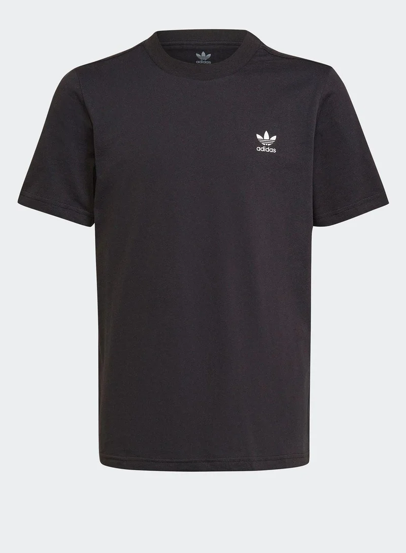 adidas تيشيرتات أوريجينالز سوداء للأطفال