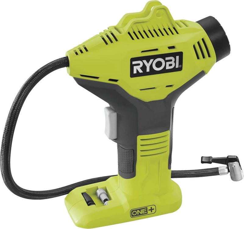 Ryobi R18PI-0 18V ONE+ Cordless High Pressure Inflator (Body Only), Grey - Image 1