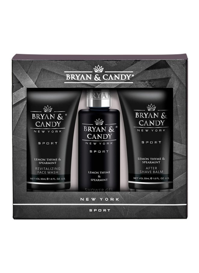 BRYAN & CANDY Complete Face & Body Care Kit | Gift Set For Men | 100% Vegan | Skin-Friendly Ph 5.5 For All Skin Types,Sls & Paraben Free (Small Lemon & Thyme Kit)  - Image 1