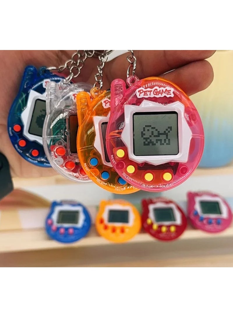 Transparent Electronic Pet Tamagotchi 168 in 1 Virtual Digital Pet Toy 90s Nostalgic Keychain Pixel Game Toy - Image 4