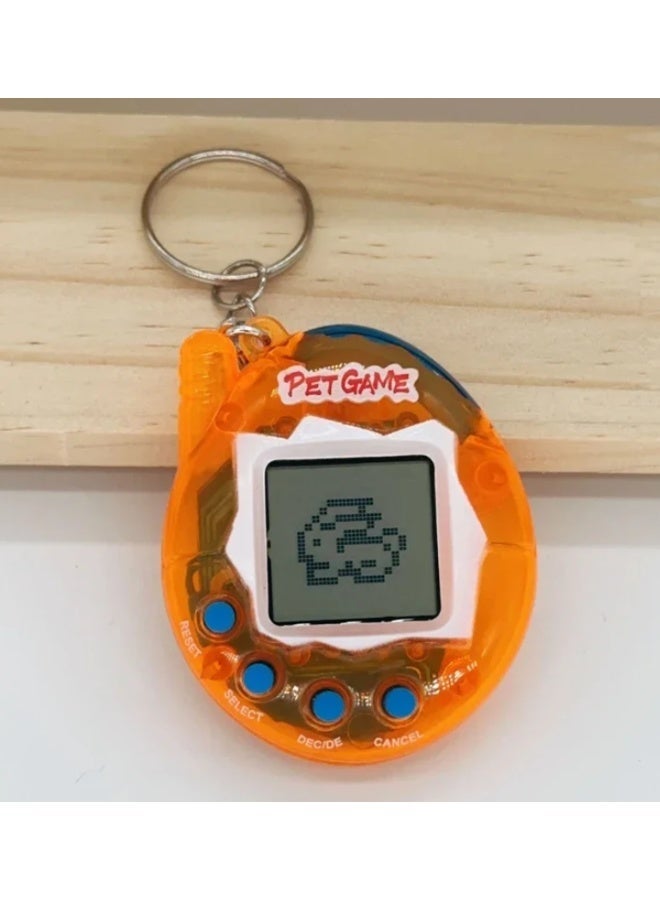 Transparent Electronic Pet Tamagotchi 168 in 1 Virtual Digital Pet Toy 90s Nostalgic Keychain Pixel Game Toy - Image 1