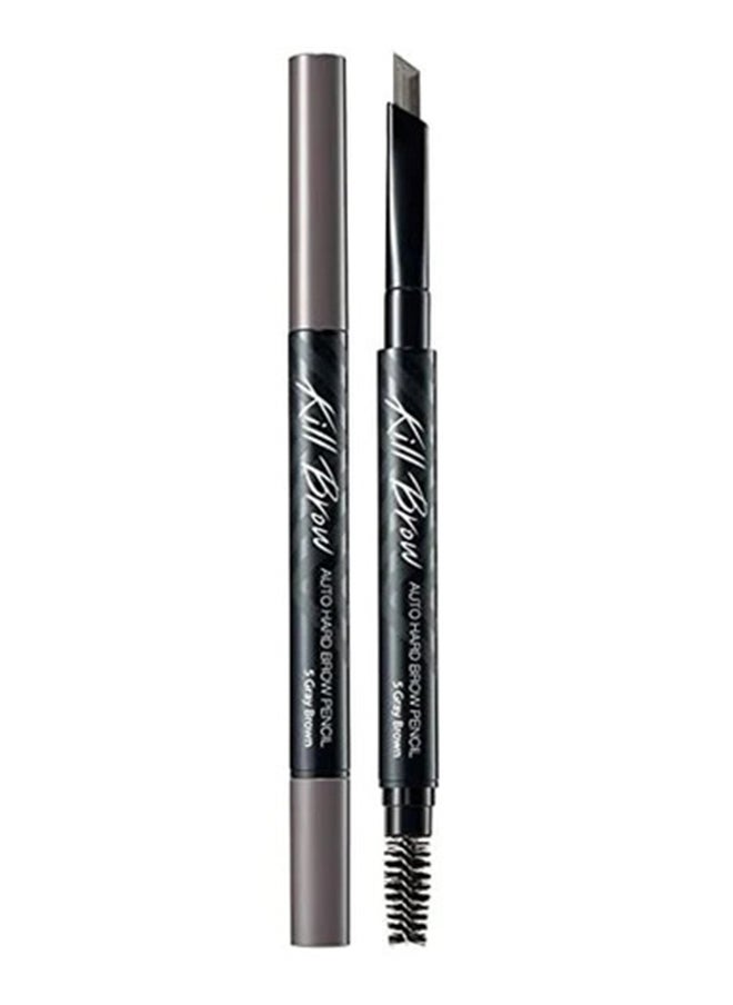 CLIO - Kill Brow Auto Hard Brow Pencil 5 Gray Brown - Image 1