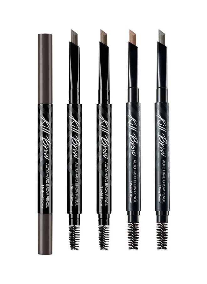 CLIO - Kill Brow Auto Hard Brow Pencil 5 Gray Brown - Image 1