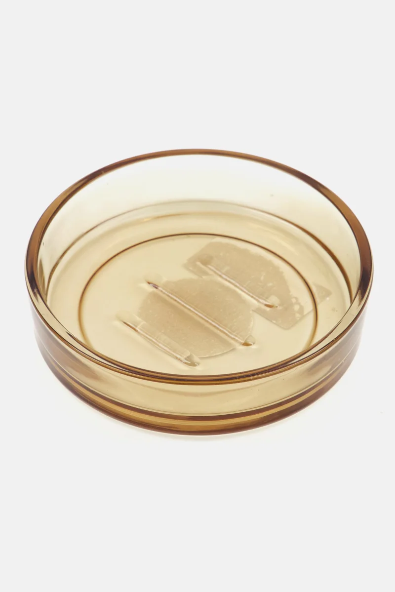 Muy Mucho Glass Soap Holder, Green