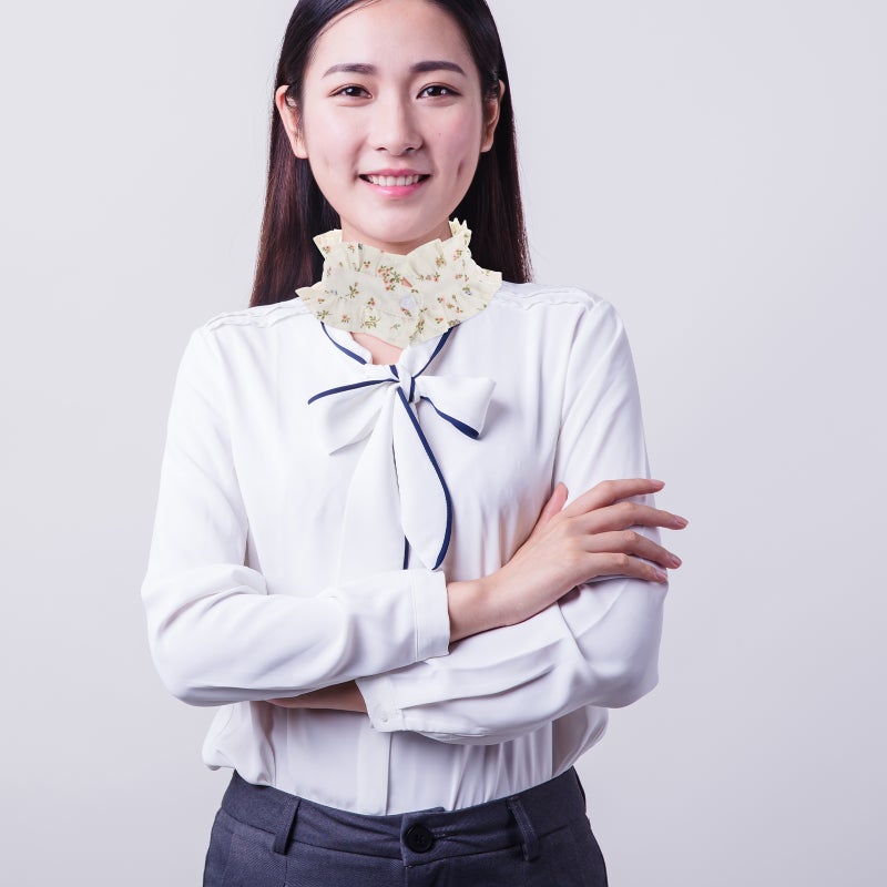 Women Detachable Pleated Stand Collar Ruffled Vintage Fake Collar Blouse Insert Elegant Decorative False Collar For party - Image 4