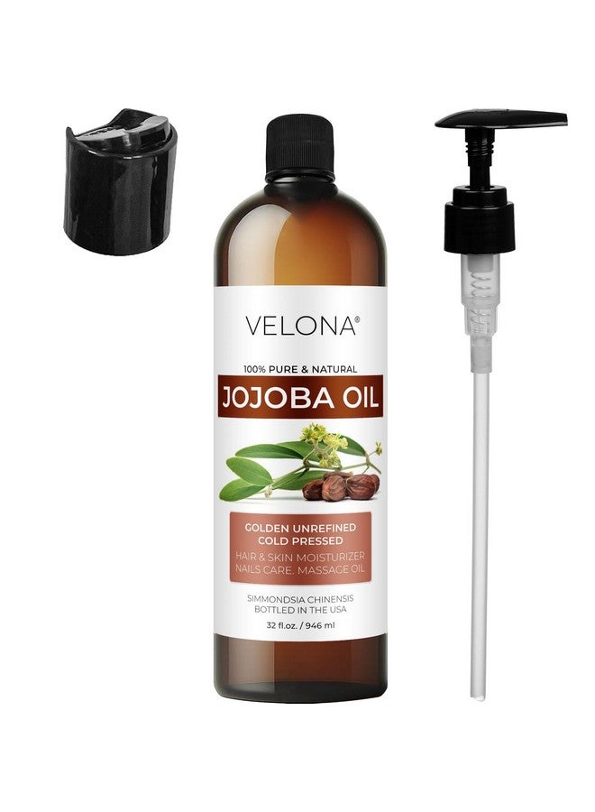 velona Jojoba Oil - 32 fl oz (with Pump) | 100% Pure and Natural | Golden, Unrefined, Cold Pressed, Hexane Free - Image 5