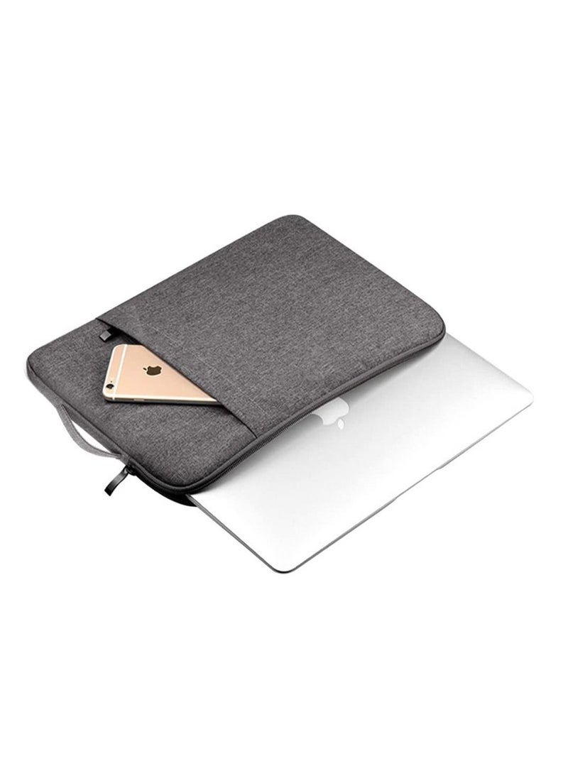 13-Inch Laptop Sleeve Case with Handle for 2023-2022 MacBook Air 13.6" with M2 Chip Model A2681 & MacBook Pro 13.3" with M2 Chip Travelling Carrying Canvas Bag Protective Accessories Gray