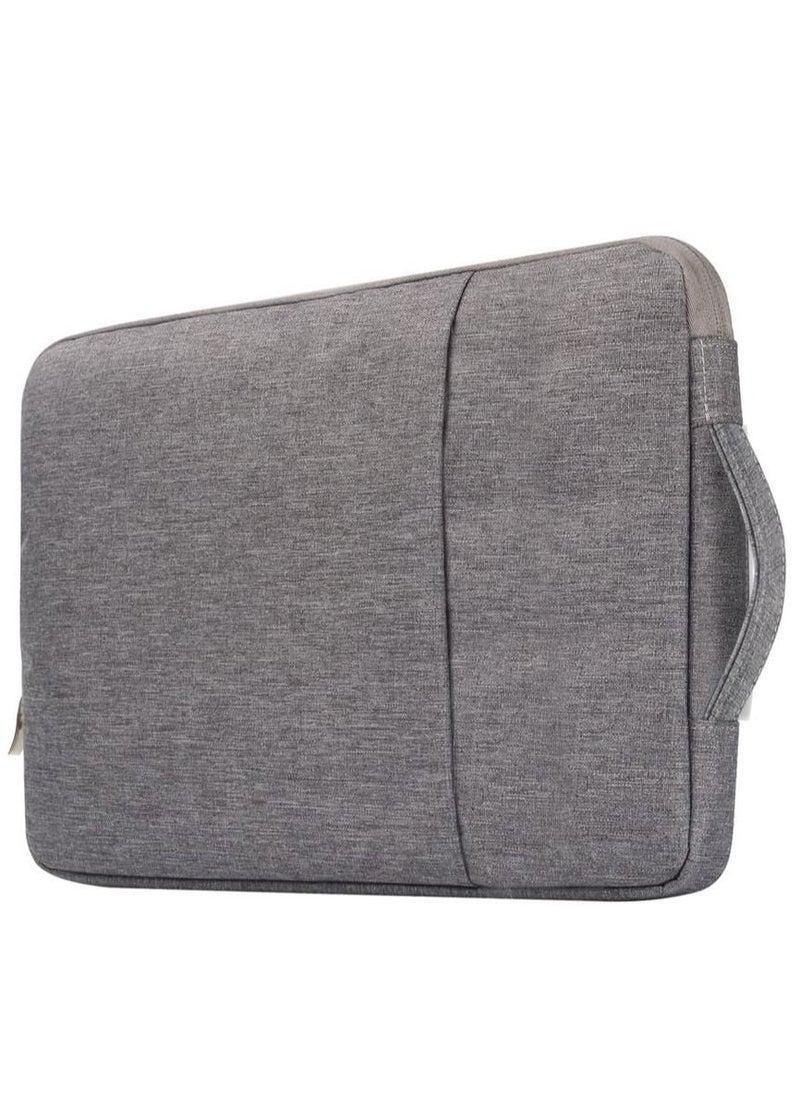 13-Inch Laptop Sleeve Case with Handle for 2023-2022 MacBook Air 13.6" with M2 Chip Model A2681 & MacBook Pro 13.3" with M2 Chip Travelling Carrying Canvas Bag Protective Accessories Gray