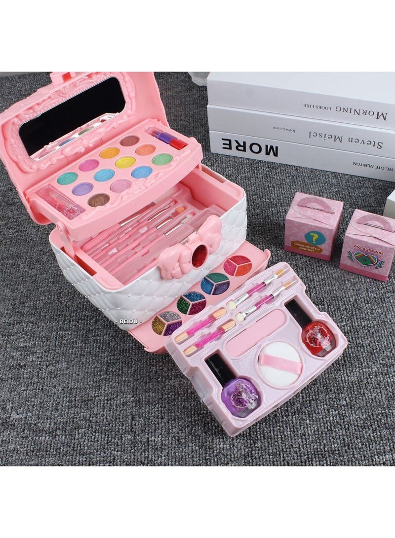 LIMOS Kids Makeup Toy Kit for Girl, Washable Pretend Real Cosmetic, Safe & Non-Toxic Make-Up Toys for 3-12-Year-Old Kids - Image 3