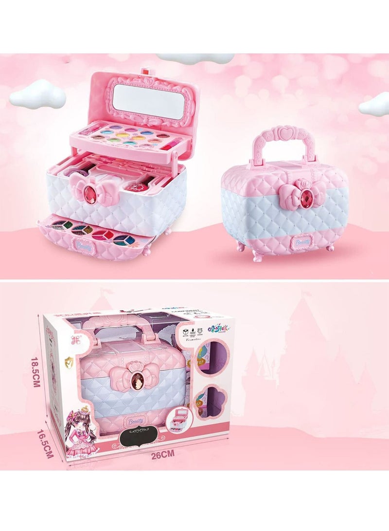LIMOS Kids Makeup Toy Kit for Girl, Washable Pretend Real Cosmetic, Safe & Non-Toxic Make-Up Toys for 3-12-Year-Old Kids - Image 2
