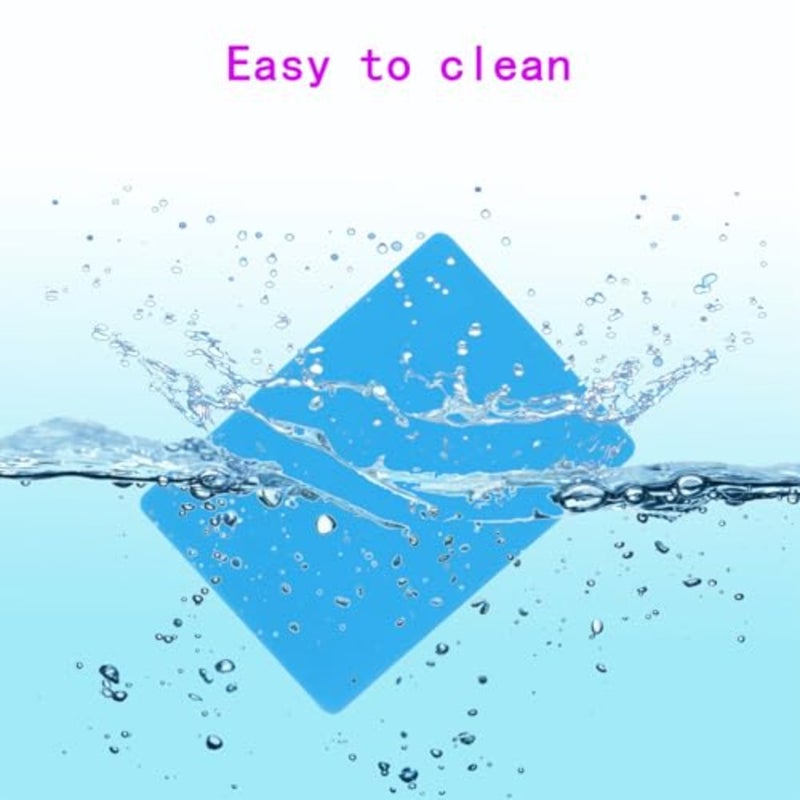 حصيرة سيليكون زرقاء - ورقة متعددة الأغراض مقاس 40.3 × 30 سم للحرف اليدوية والراتنج وطاولة الطين - سطح واقي للمشروعات الفنية - Image 5
