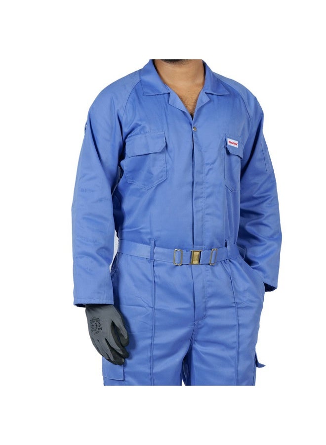 Vaultex 1PV 190GSM Twill Coverall, Petrol Blue , XL - Image 2