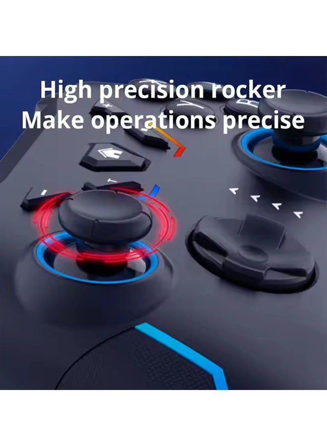 General RGB Glare Switch Controller Six-axis somatosensory macro editing PC Android Switch gamepad  - Image 4
