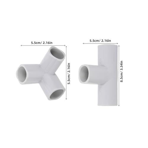 ERINGOGO 8pcs Baby Playpen Connectors T Shaped Joints Baby and Pet Gate Replacement Parts for Play Yard Safety and Easy Assembly - Image 2