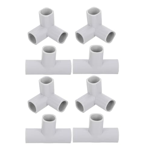 ERINGOGO 8pcs Baby Playpen Connectors T Shaped Joints Baby and Pet Gate Replacement Parts for Play Yard Safety and Easy Assembly - Image 1