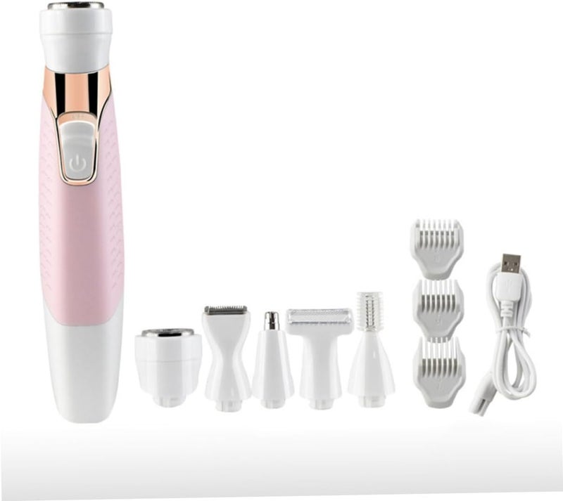 Angoily Shaver for Women Rechargeable Washable Eyebrow Trimmer Body Hair Remover Lightweight Ergonomic Design for Easy Grooming Anytime - Image 3