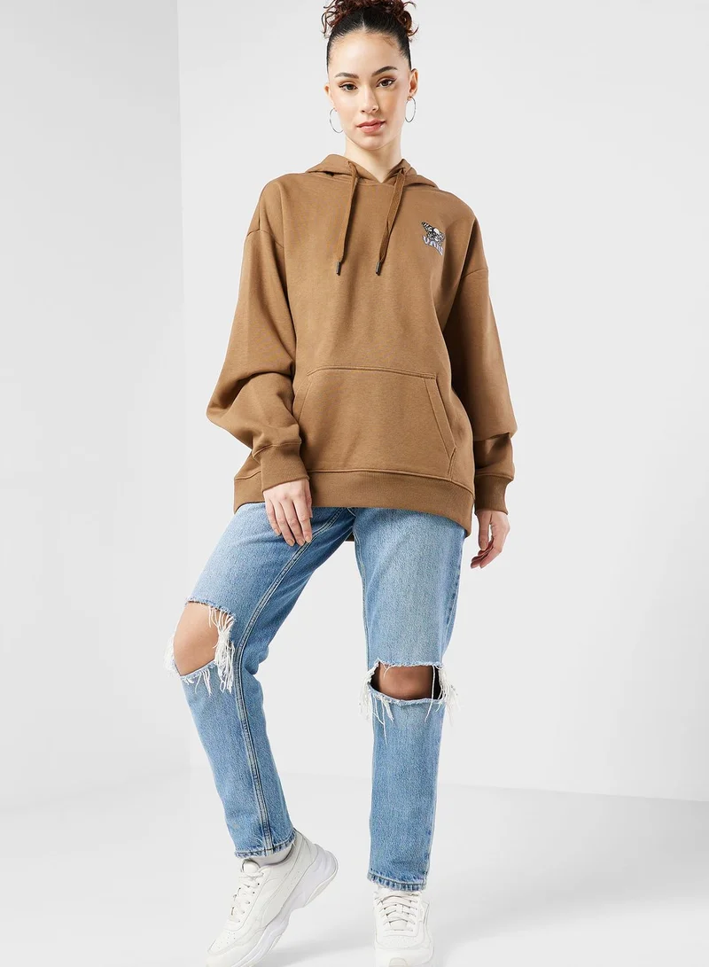 فانز Skullfly Oversized Hoodie