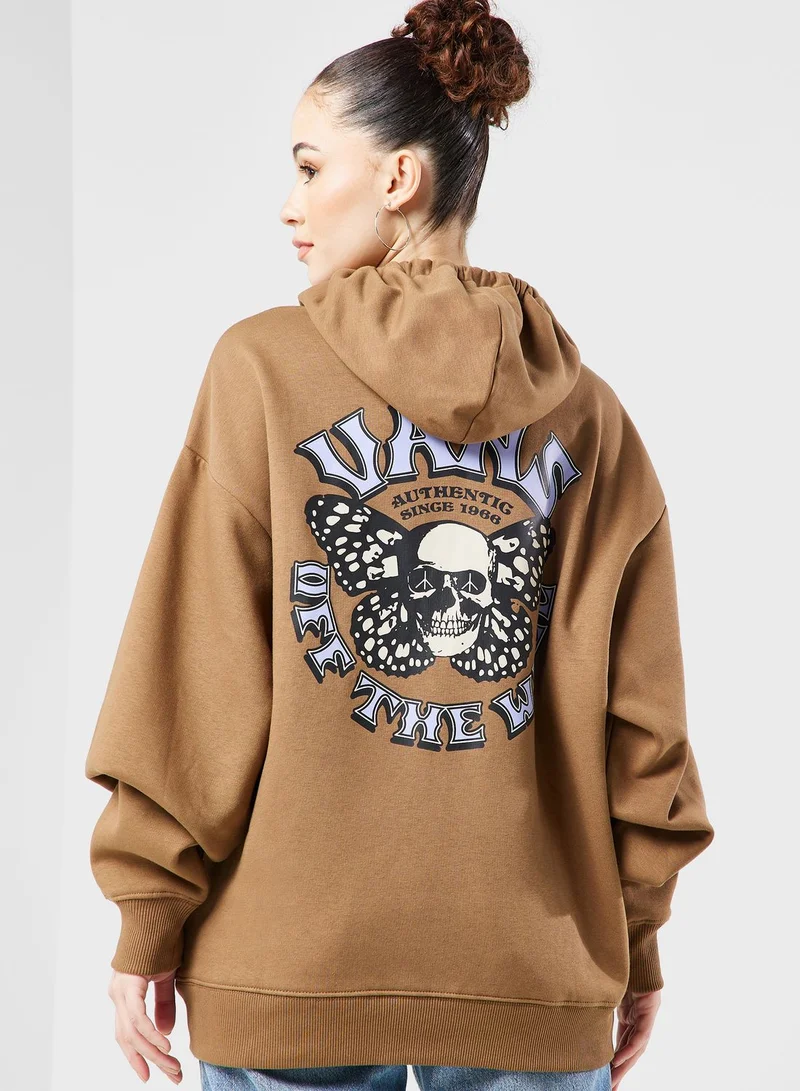 فانز Skullfly Oversized Hoodie