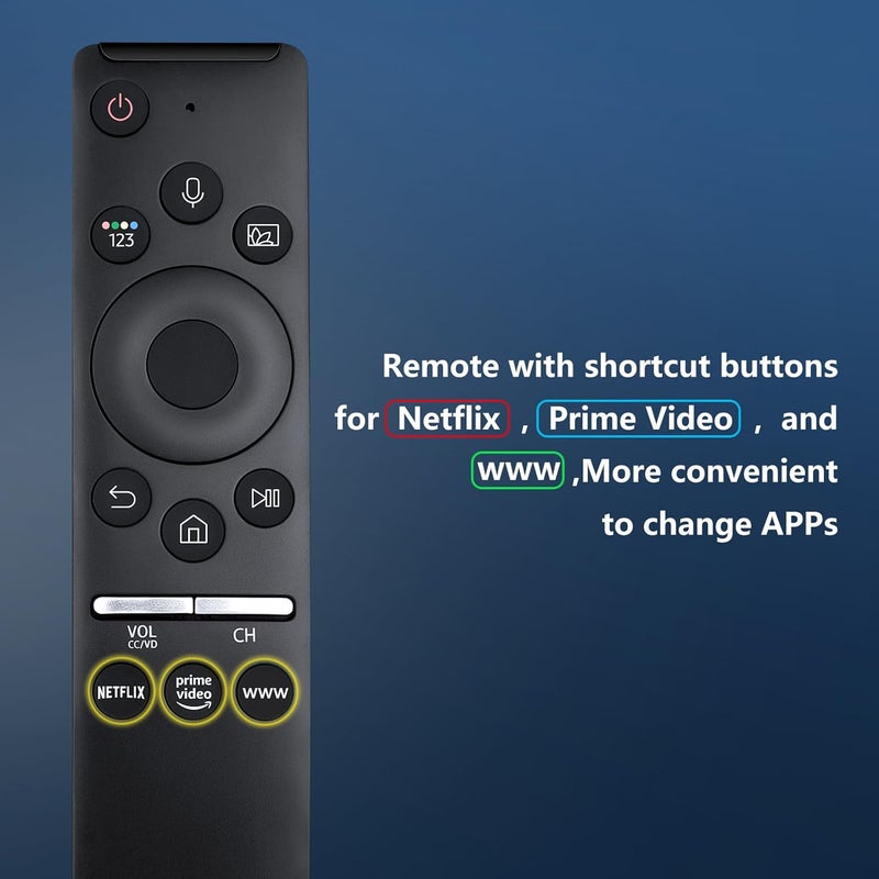 YOSUN Voice Remote Control for Samsung-Smart-TV,Replacement for Samsung Smart Curved QLED UHD 4K 8K Series TVs, with Supported Voice Function - Image 3