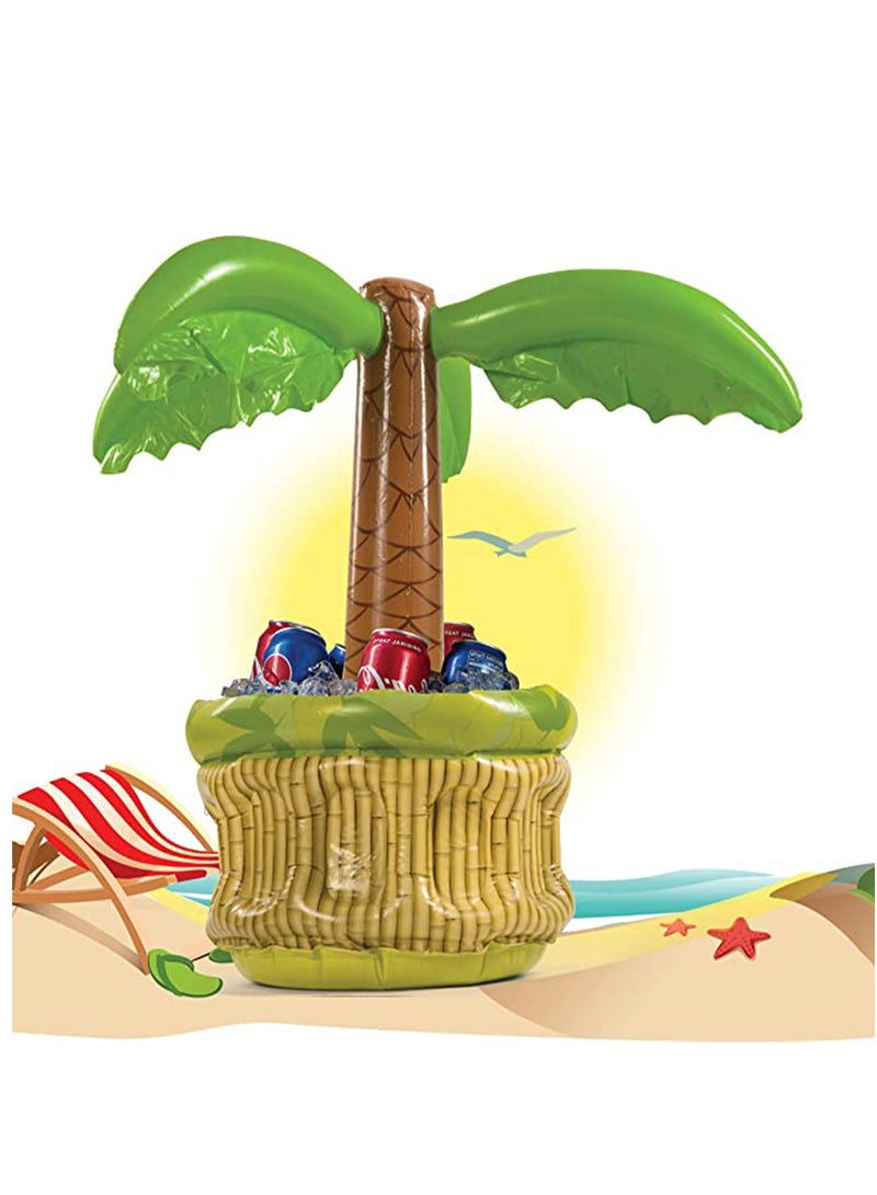 KASTWAVE Beverage Cooling Ice Bar 26 Inch Inflatable Cooler, Cooler for Parties, Party Supplies for Summer Party Decorations, Inflatable Palm Tree for Beach Pool Parties 1 Piece - Image 3