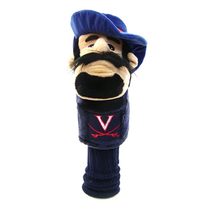 Team Golf NCAA Virginia Cavaliers Mascot Head Cover Mascot Golf Club Headcover, Fits most Oversized Drivers, Extra Long Sock for Shaft Protection, Officially Licensed Product