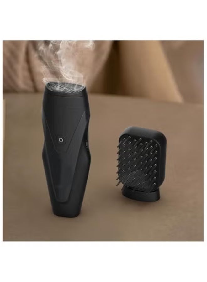 JAJEEK 🔥 Electric Comb Incense Burner for Hair Styling (Black) | USB Rechargeable Arabic Oud Bakhoor Comb with Aromatherapy Function | Safe Scented Comb for Hair & Beard Grooming | Portable Flameless Burner with Elegant Design for Daily Use & Gifting - Image 5
